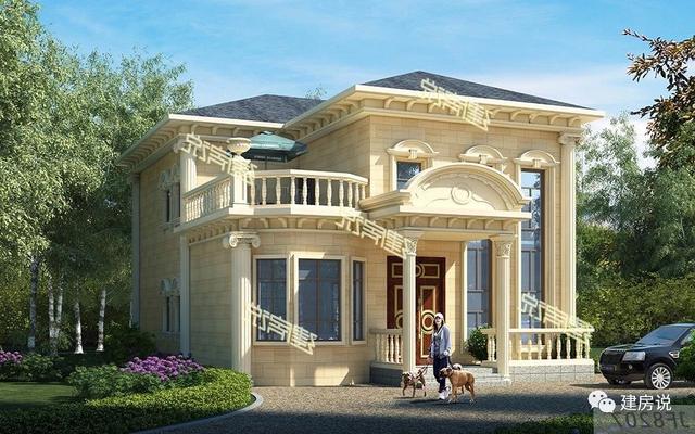 3套氣派的別墅設計圖，典型歐式風格，顏值超高，值得一建