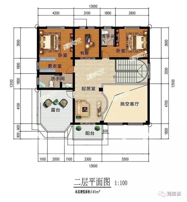 3套氣派的別墅設計圖，典型歐式風格，顏值超高，值得一建