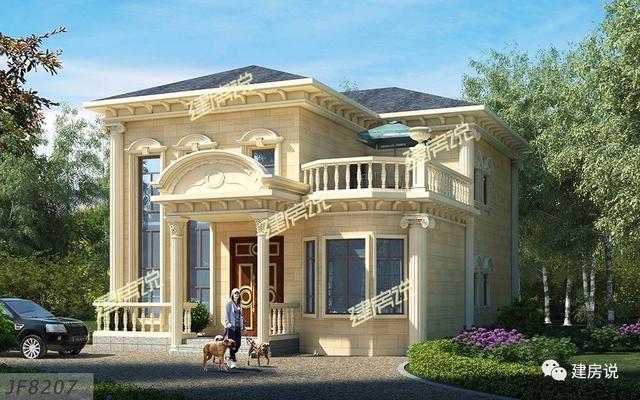 3套氣派的別墅設計圖，典型歐式風格，顏值超高，值得一建