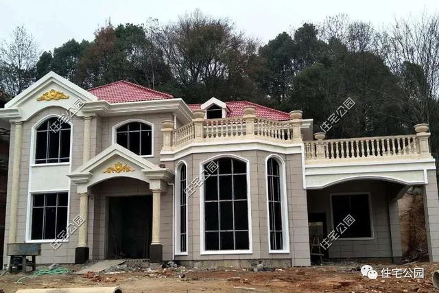 農村蓋二層別墅，按照自己的心意設計出來的圖紙總是喜歡的