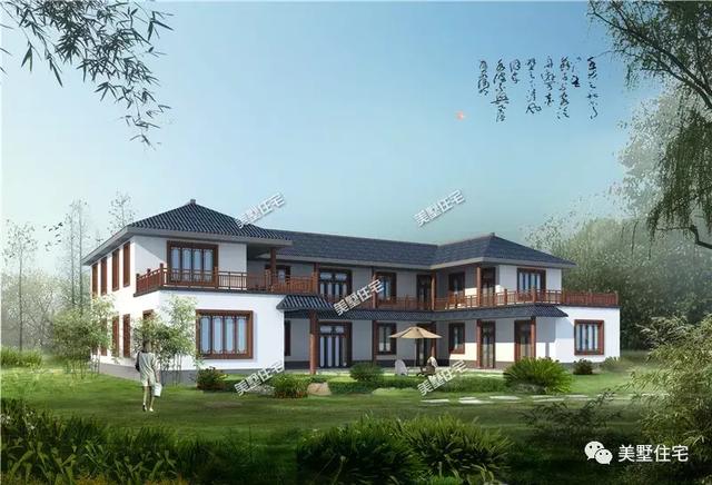 3款帶堂屋的新中式別墅設(shè)計圖戶型，適合農(nóng)村生活的設(shè)計，實用性超強