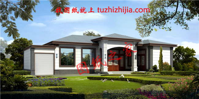 一層平房設計圖及效果圖,一層自建房也能這樣洋氣