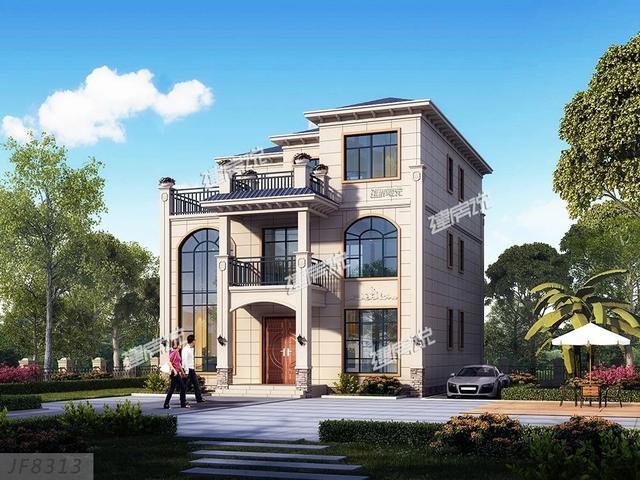 3棟農村歐式別墅設計圖，造型精美、布局合理，絕對是農村建房一個不可多得的好選擇