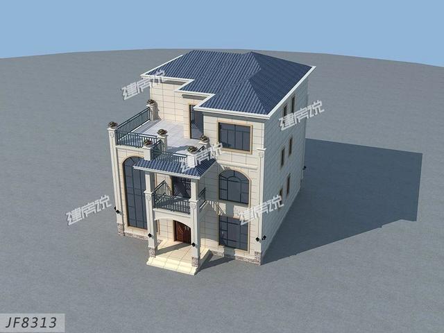 3棟農村歐式別墅設計圖，造型精美、布局合理，絕對是農村建房一個不可多得的好選擇