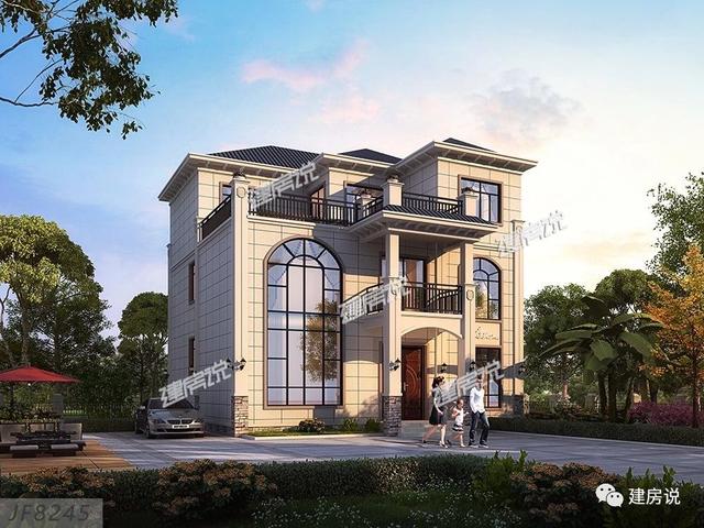 3棟農村歐式別墅設計圖，造型精美、布局合理，絕對是農村建房一個不可多得的好選擇