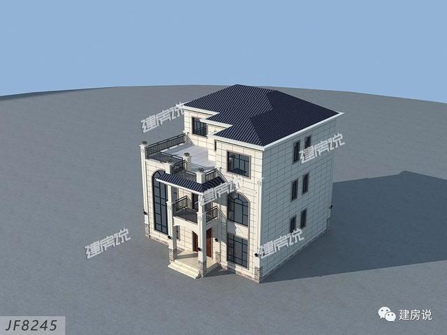 3棟農村歐式別墅設計圖，造型精美、布局合理，絕對是農村建房一個不可多得的好選擇