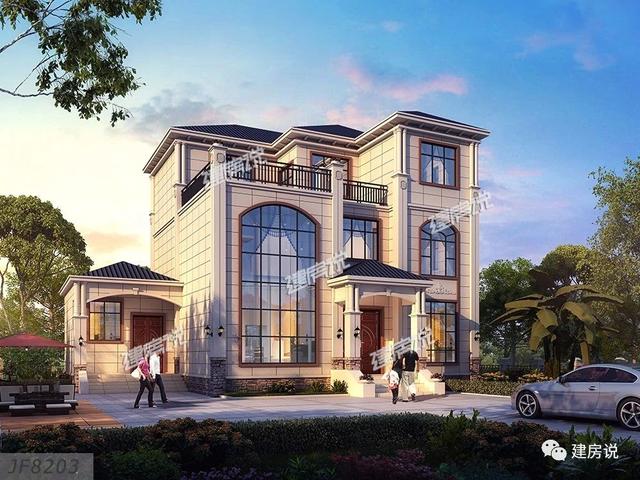 3棟農村歐式別墅設計圖，造型精美、布局合理，絕對是農村建房一個不可多得的好選擇