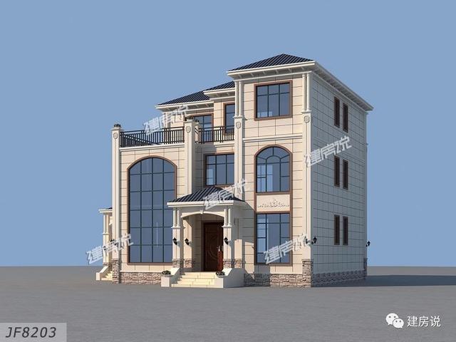 3棟農村歐式別墅設計圖，造型精美、布局合理，絕對是農村建房一個不可多得的好選擇