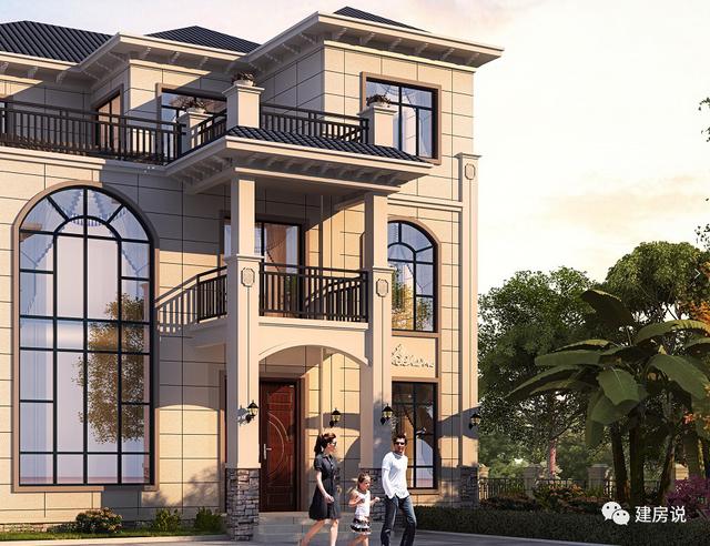 3棟農村歐式別墅設計圖，造型精美、布局合理，絕對是農村建房一個不可多得的好選擇