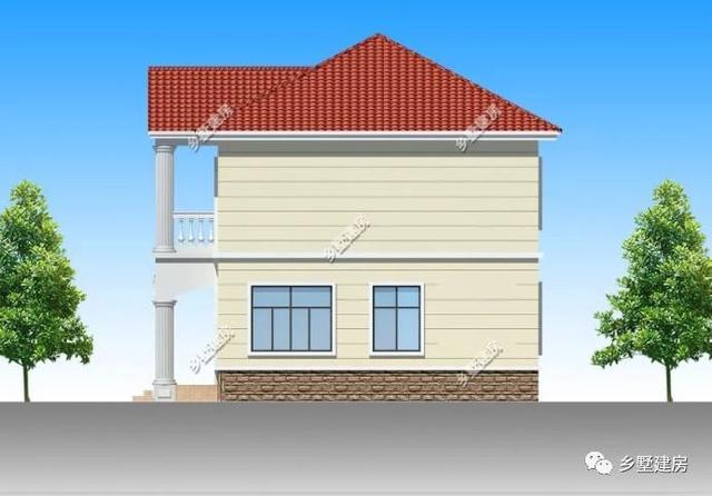 這么好看的農村自建別墅，全套設計施工圖紙，就是做婚房的最好選擇