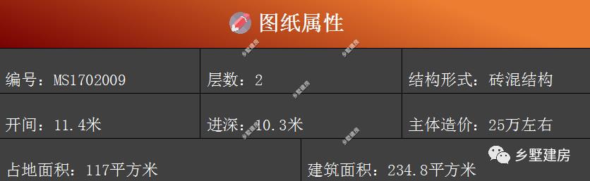 11*10米新農村2層自建小別墅設計圖，戶型經典