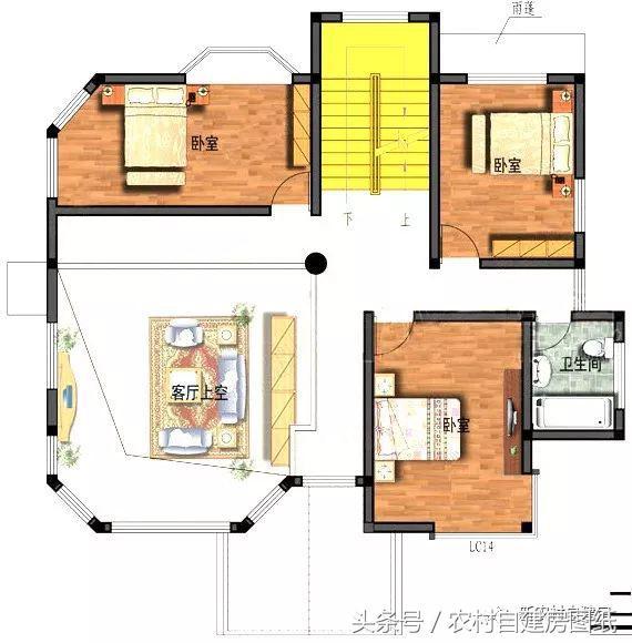 三款帶走廊和側門的歐式建筑別墅設計圖，不僅高端風景也是極好