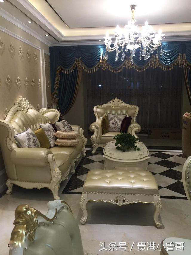 新房花了20萬請表哥裝修完工，全屋真漂亮，電視墻特別搶眼！