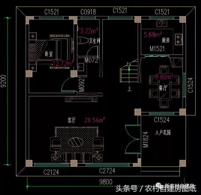 五款現代風農村別墅設計圖，極簡主義，90后的最愛