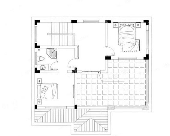 2款30萬三層農村自建房，帶挑空客廳