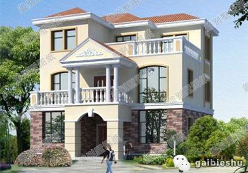 2款30萬三層農村自建房，帶挑空客廳