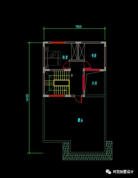 7米三層歐式別墅設計圖，7室2廳，精美外觀