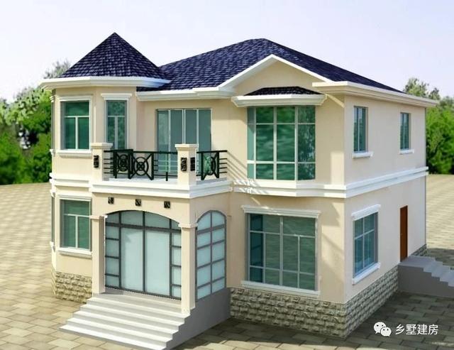 11X10米三層農村小別墅，旋轉樓梯+雙露臺，布局滿分不怕驕傲！