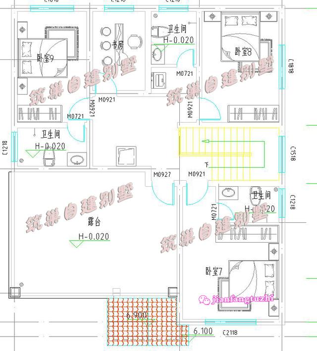 150平米9臥三層農村自建房，造價40萬，臥室足夠多，靈活性強