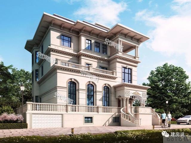 3款三層豪華歐式別墅，帶酒窖和電梯，高端大氣上檔次！