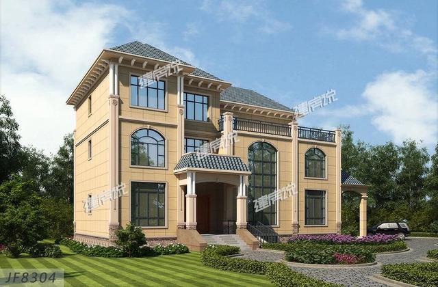 3款三層豪華歐式別墅，帶酒窖和電梯，高端大氣上檔次！