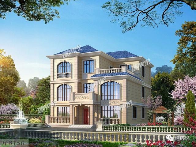 3款三層豪華歐式別墅，帶酒窖和電梯，高端大氣上檔次！