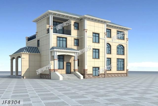 3款三層豪華歐式別墅，帶酒窖和電梯，高端大氣上檔次！