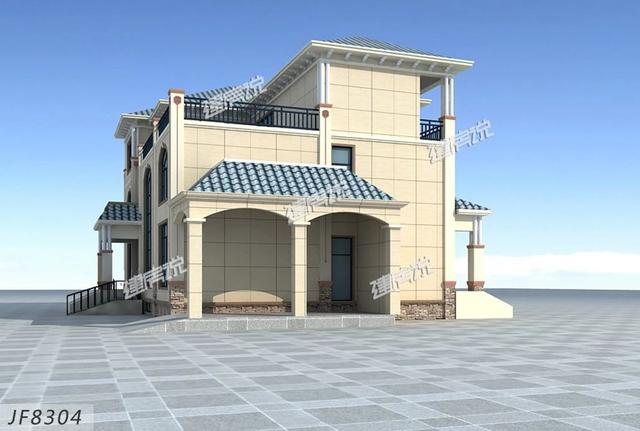 3款三層豪華歐式別墅，帶酒窖和電梯，高端大氣上檔次！