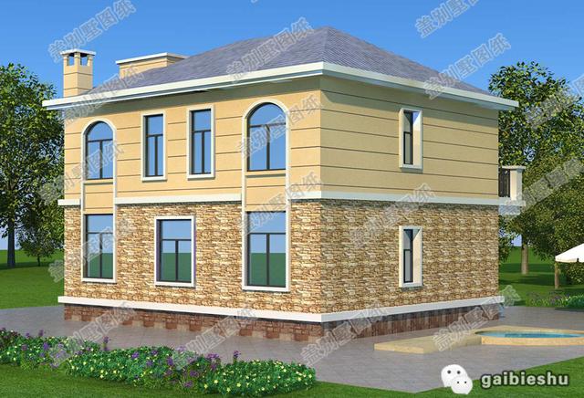 3廳7房二層農村自建房，簡約大氣，耐看實用