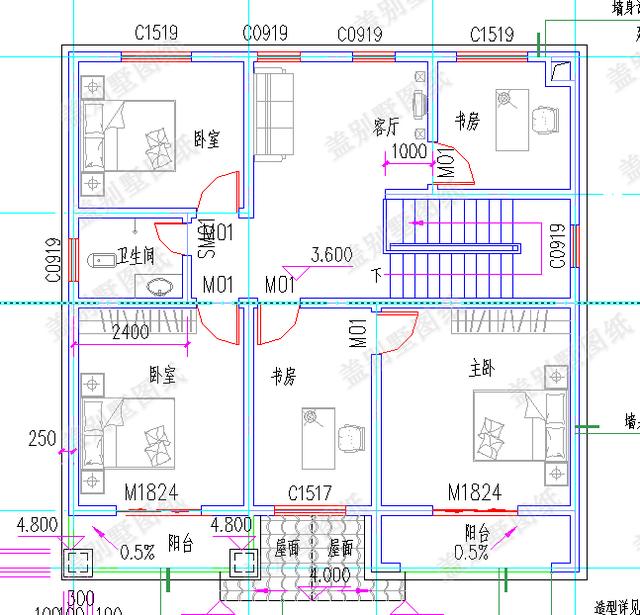 3廳7房二層農村自建房，簡約大氣，耐看實用