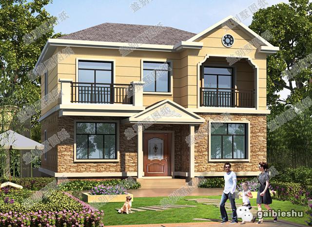 3廳7房二層農村自建房，簡約大氣，耐看實用