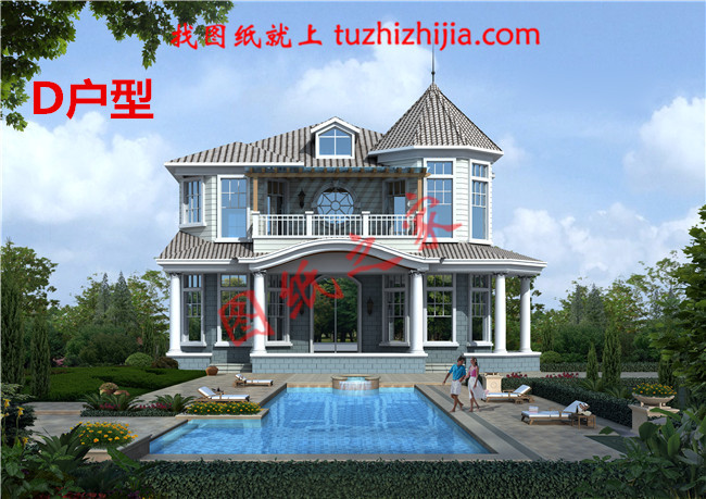 農村25萬元二層小樓圖，經典大氣建成20年不過時