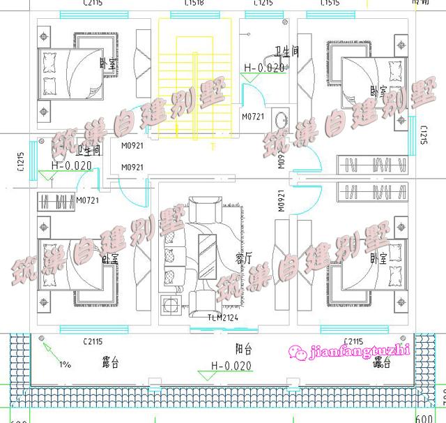 2款12x10米二層農(nóng)村自建房平屋頂PK坡屋頂，你喜歡哪個
