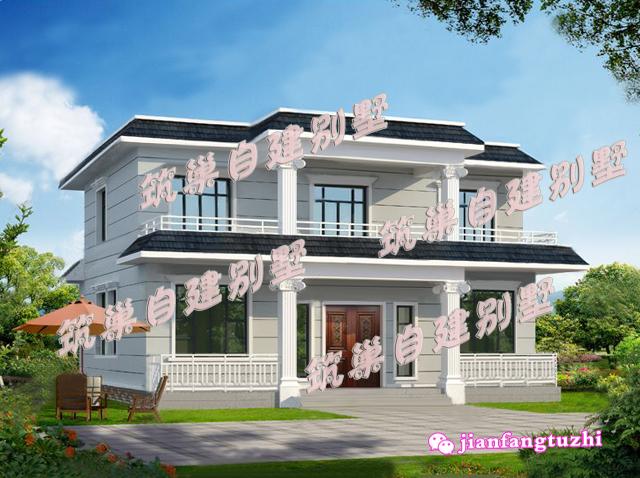 2款12x10米二層農(nóng)村自建房平屋頂PK坡屋頂，你喜歡哪個