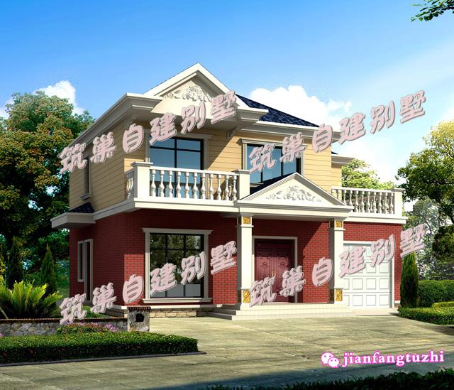 2款12x10米二層農(nóng)村自建房平屋頂PK坡屋頂，你喜歡哪個