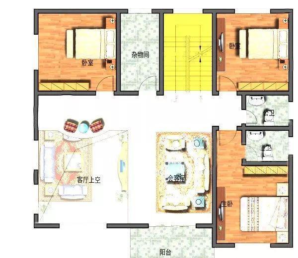 13×12米復式三層新農村自建房，造價40萬