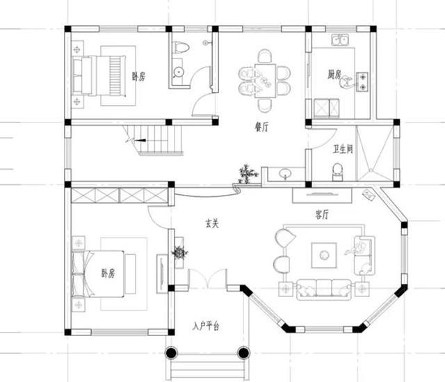兩款簡單實用的二層自建房，主體造價25萬，農村建房的最佳選擇