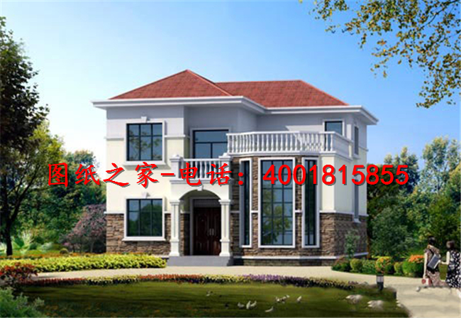 26萬建農村最好看兩層小樓圖，蓋好讓鄰居踏破你家門檻！