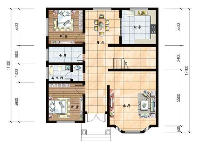 26萬建農村最好看兩層小樓圖，蓋好讓鄰居踏破你家門檻！