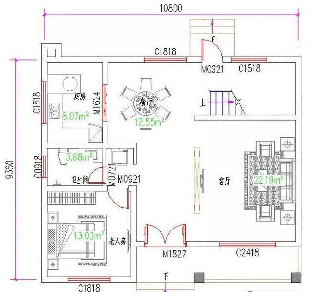 兩款開間約11米二層農村自建房，簡單實用，造價25萬，農村建房必選