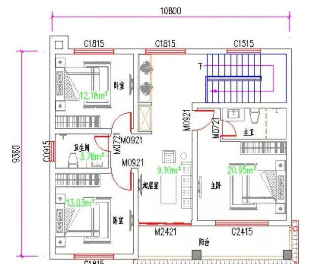 兩款開間約11米二層農村自建房，簡單實用，造價25萬，農村建房必選