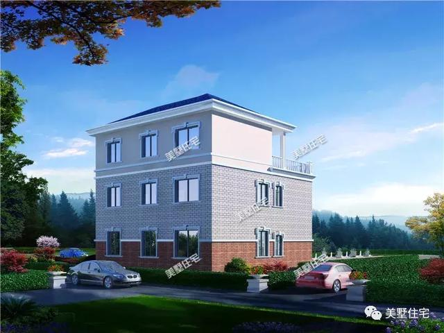 三層歐式農村別墅設計圖，11米X12米，既尊重傳統又能享受時尚，讓你想拒絕都難。