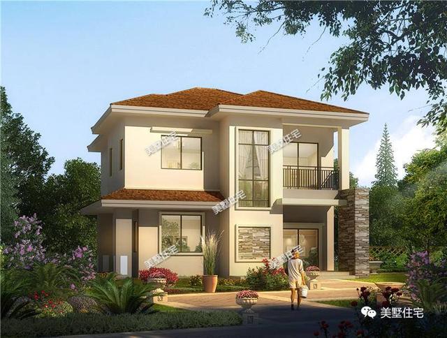 兩套造價30萬的二層別墅設計圖，外觀簡約時尚，建成養老剛剛好