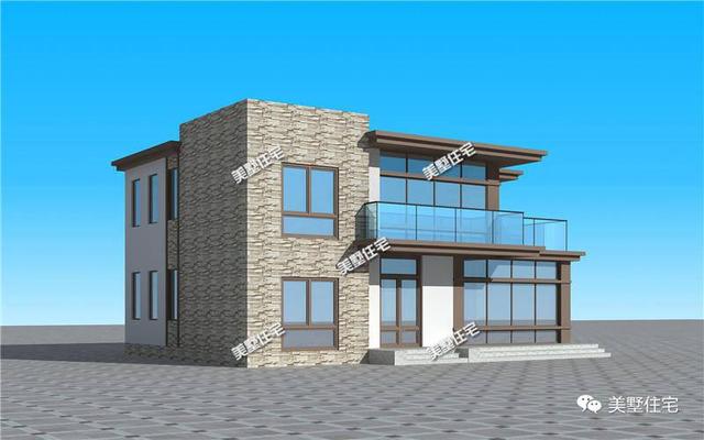 兩套造價30萬的二層別墅設計圖，外觀簡約時尚，建成養老剛剛好