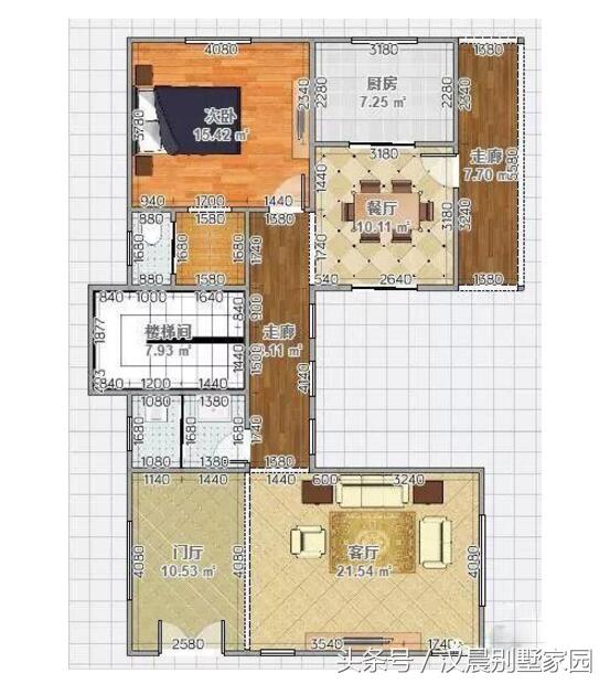 二層農村中式別墅設計圖，簡約又不簡單，傳承隱逸精神！