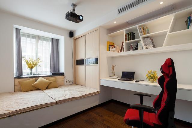 140平用15萬裝修，色彩搭配簡潔明亮，我覺得一點也不虧。