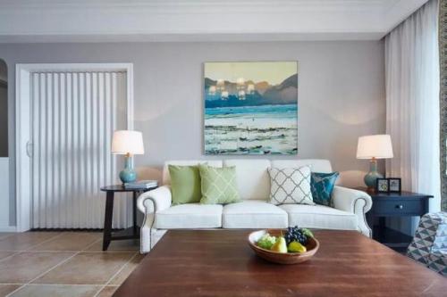 老公堅持用30萬裝修房子，設計風格是簡約和地中海的混搭，效果特別好，飄窗最為亮點