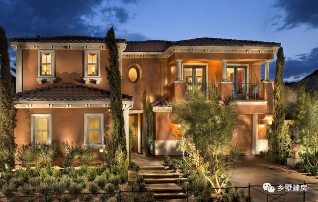 二層農村別墅圖，自帶陽臺車庫，飄窗造型更是質樸與時尚的結合，你心動了嗎