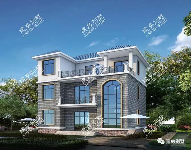 3棟三層復式農村別墅設計圖，不一樣的風格卻一樣的引人注目，哪一棟更適合你呢