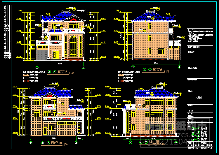 十六套造價三十萬以內的別墅設計圖，一層二層三層都有，簡直是農村自建設計大全